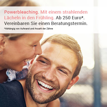 Powerbleaching – Mit einem strahlenden Lächeln in den Frühling.