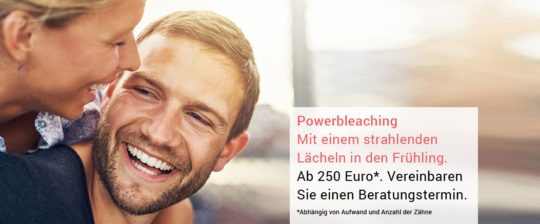 Powerbleaching – Mit einem strahlenden Lächeln in den Frühling.